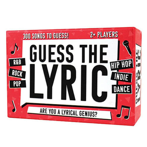 Gift Republic Guess the Lyric Card Game